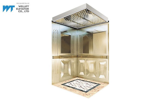শপিং মল যাত্রী উত্তোলক জন্য বিলাসিতা লিফট কেবিন সজ্জা