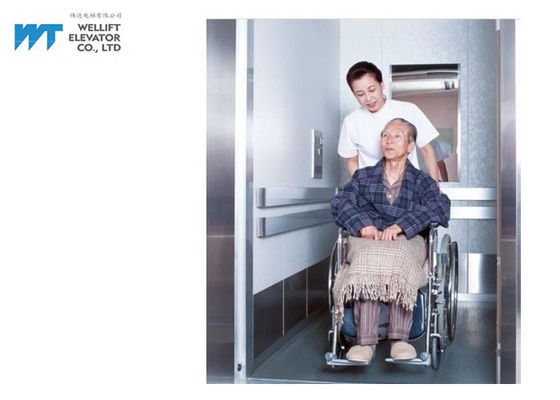 ভয়েস ল্যান্ডিং ঘোষণা ফাংশন সঙ্গে নিম্ন নয়েজ সেফ রানিং হাসপাতাল বিছানা লিফট